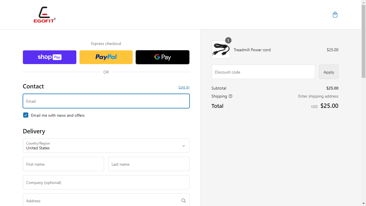 How to apply Egofit coupon code